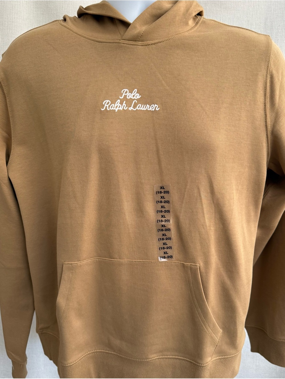 Boy's Polo by Ralph Lauren Men's Tan Hoodie